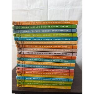 Vintage 1962 Young People's Science Encyclopedia Complete 20 Volume Set MCM